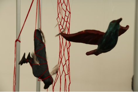 Artwork detail from the GAIA exhibition